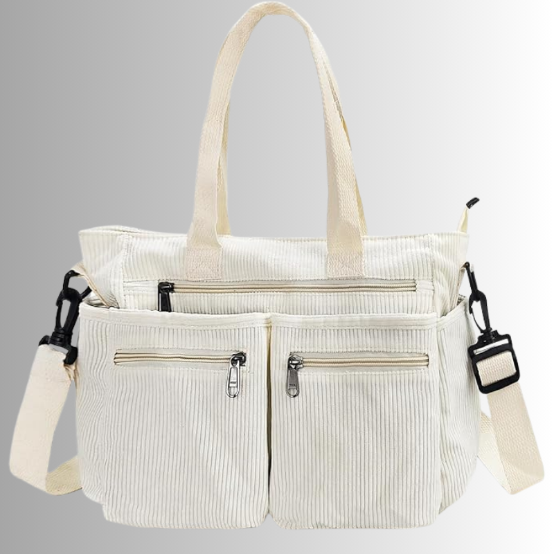 Urban Cord Tote | Schultertasche