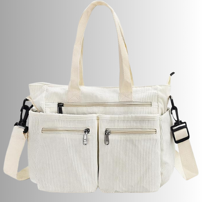 Urban Cord Tote | Schultertasche