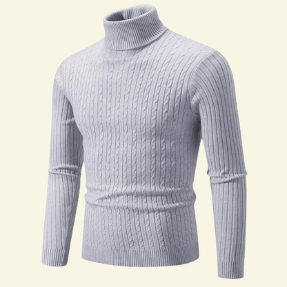 Sylvain – Grob Gestrickter Rollkragenpullover für Herren