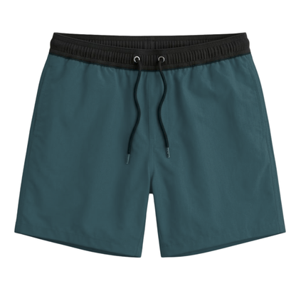Maillot de Bain à Séchage Rapide pour Hommes avec Poches Zippées et Doublure en Filet