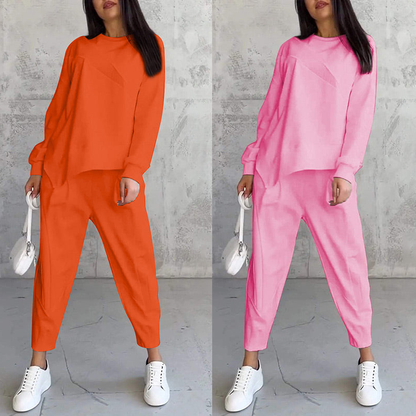 Ida – Fashionabelt sæt med iøjnefaldende sweatshirt og bukser