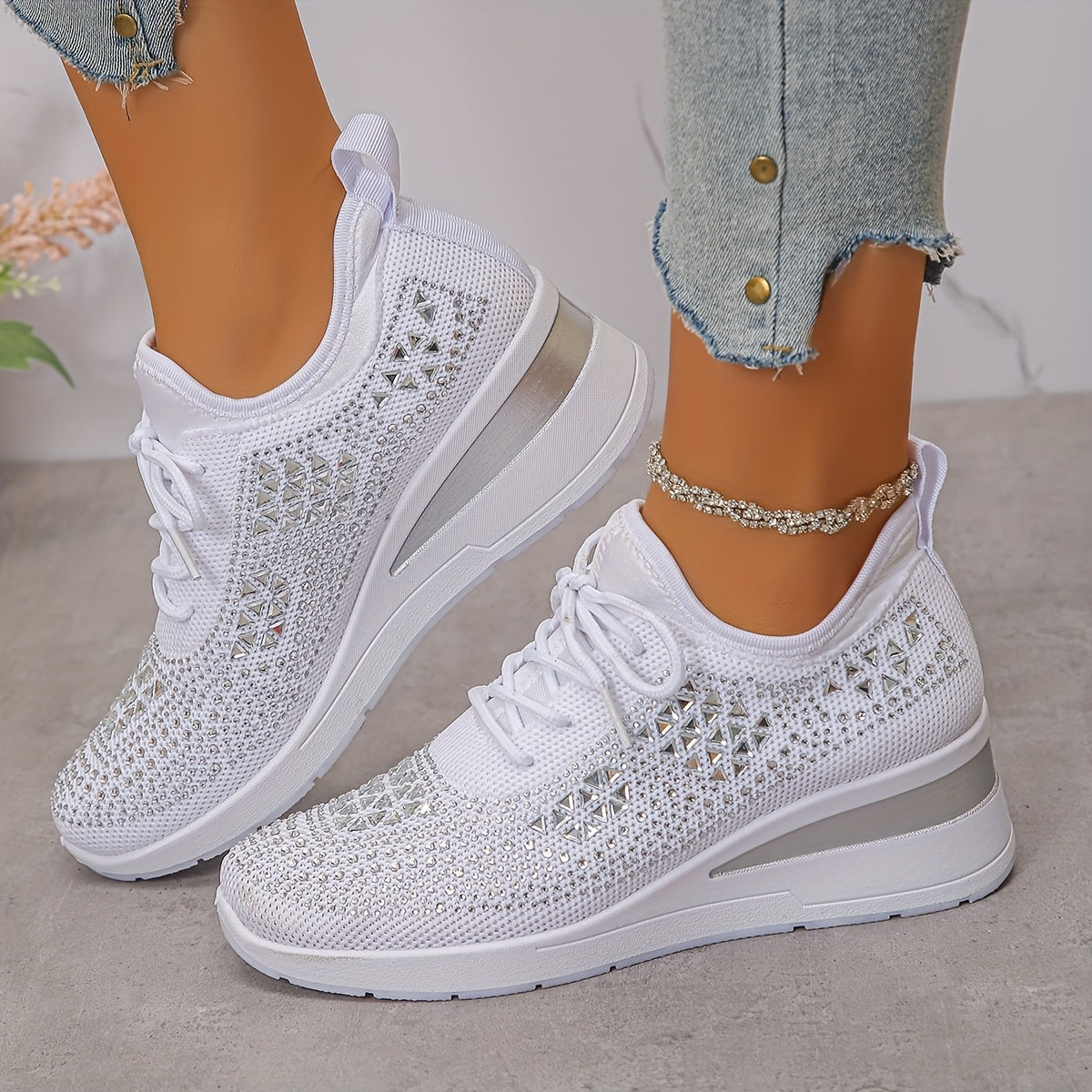 Zapatillas Ortopédicas con Cristales