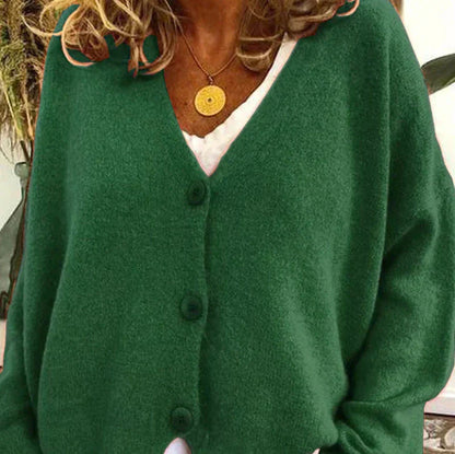 Diana | Women’s Cozy V-Neck Button Cardigan - Image 15