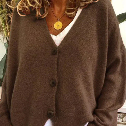 Diana | Women’s Cozy V-Neck Button Cardigan - Image 8
