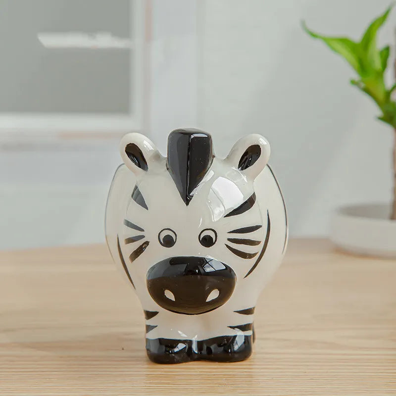 FaunaMini | Creatieve Dieren Bloempotjes – 6 Unieke Varianten – Voor Vetplanten & Cactussen