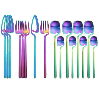 Noir Modern Cutlery Set