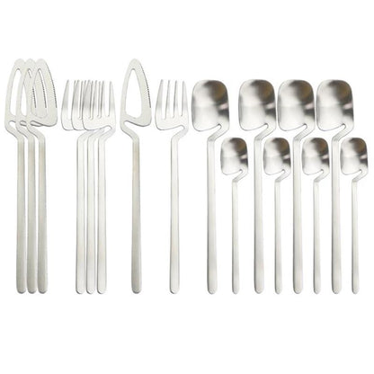 Noir Modern Cutlery Set