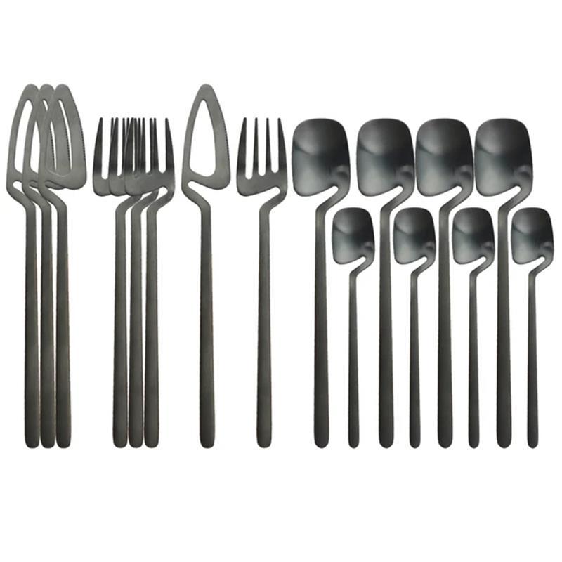 Noir Modern Cutlery Set
