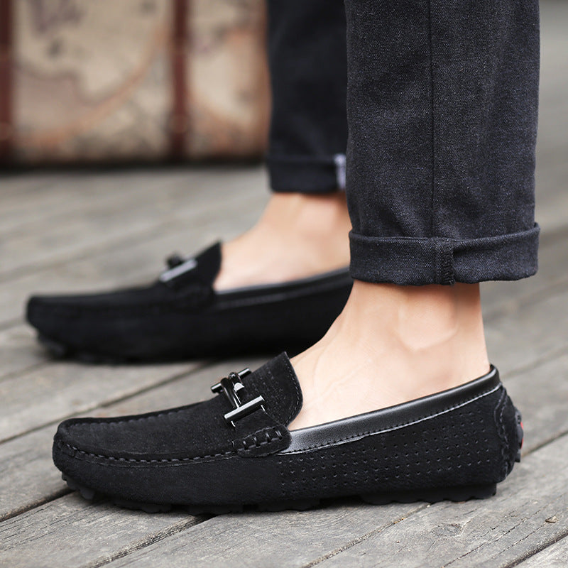 Men’s Breathable Loafers – Stylish Comfortable Leather Shoes Versatile Everyday Formal Casual Wear
