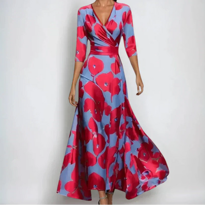 Labela | Luxuriöses Damenkleid mit Blumenprint