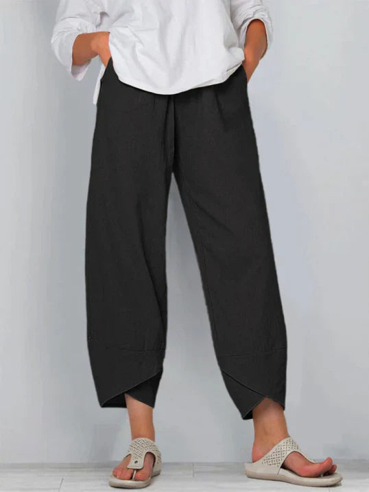 Giuliana - Licht cropped pantalon dames