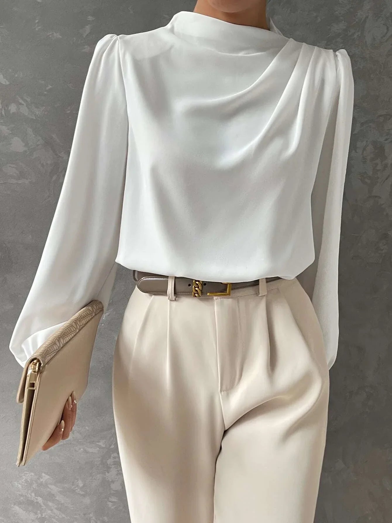 Marisol | Stylish Bishop Sleeve Blouse for Women