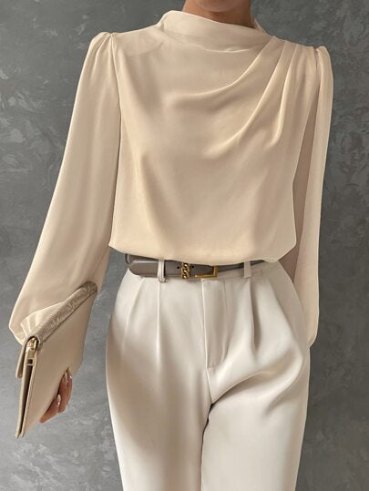 Marisol | Stylish Bishop Sleeve Blouse for Women