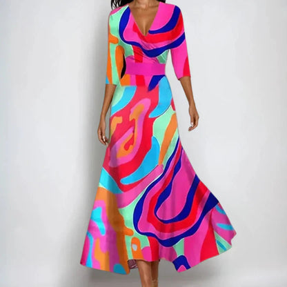 Labela | Luxuriöses Damenkleid mit Blumenprint