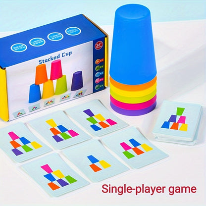 Pädagogisches Stacking Cup Puzzle Spiel - StackSmart