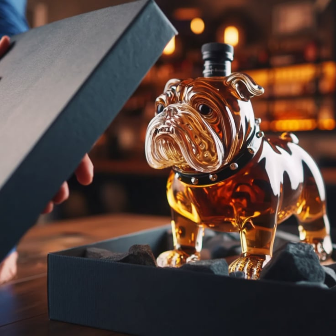 Whiskyfľaša - Bulldog Edícia