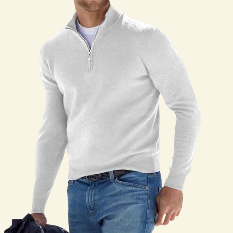 Marceau – Herrenpullover aus Wollmischung mit Klassischem Schnitt