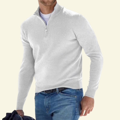 Marceau – Herrenpullover aus Wollmischung mit Klassischem Schnitt