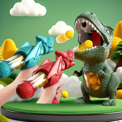 DinoShot – Interactief Dino Schietspel met Lanceerhandles & Sponsballen