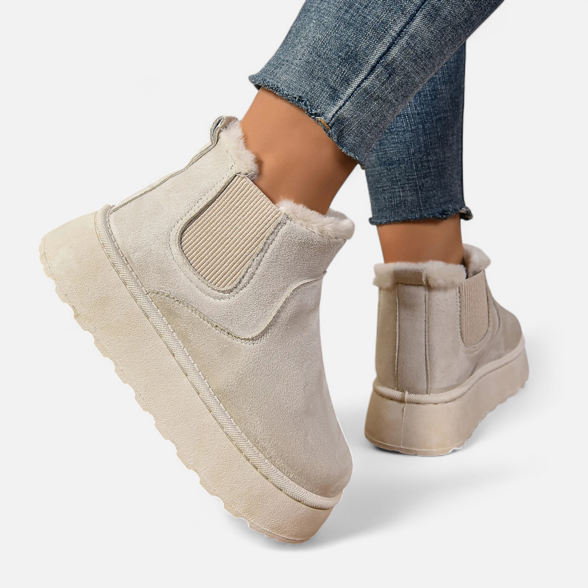 Platform Chelsea Ankle Boots for Women - Image 4