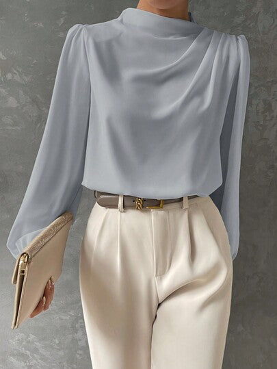 Marisol | Stylish Bishop Sleeve Blouse for Women
