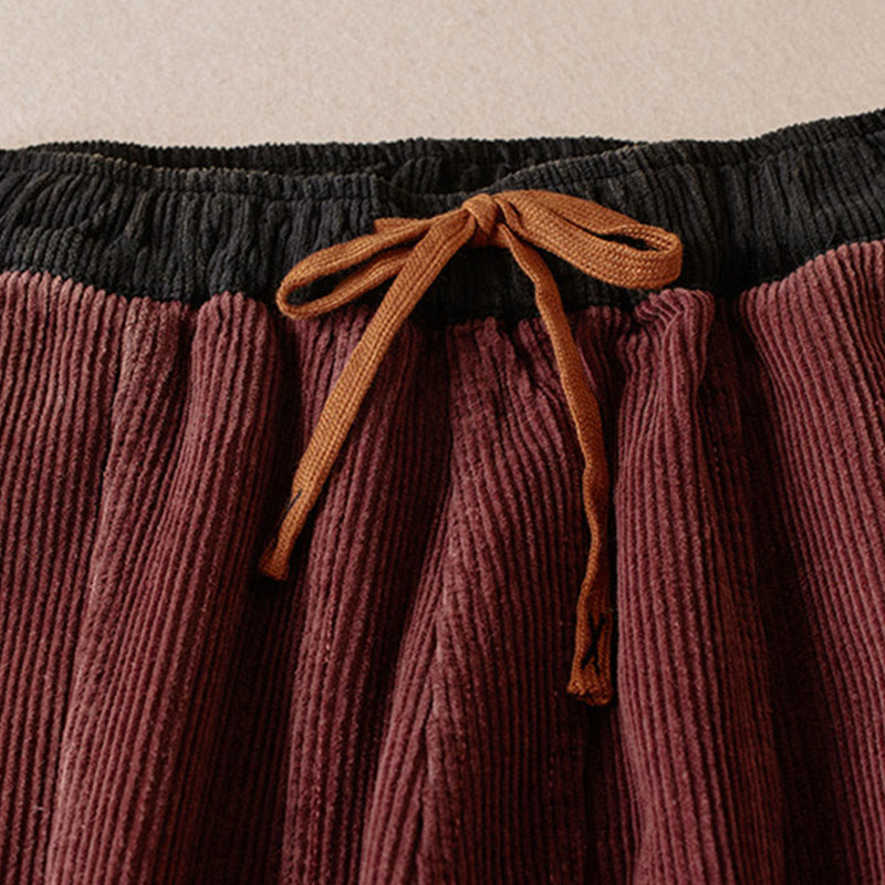 Harem-Hose für Damen mit Fleece-Futter und Taschen, lässig und bequem