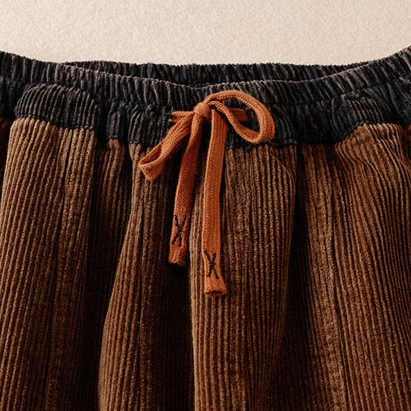 Harem-Hose für Damen mit Fleece-Futter und Taschen, lässig und bequem