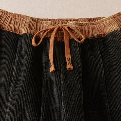 Harem-Hose für Damen mit Fleece-Futter und Taschen, lässig und bequem