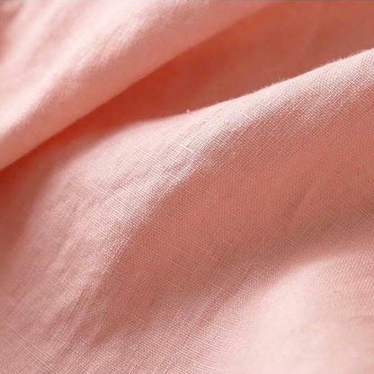 Lässige Langarm-Chemise für Damen mit Buddha- und Blumenstickereien