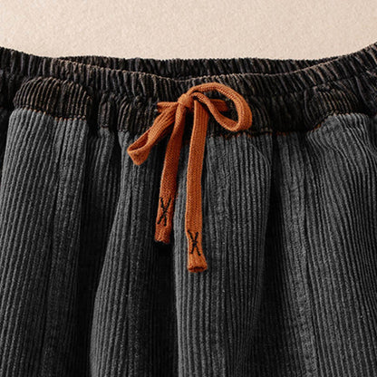 Harem-Hose für Damen mit Fleece-Futter und Taschen, lässig und bequem