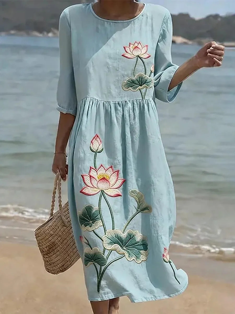 Vanessa™ | Vestido floral elegante