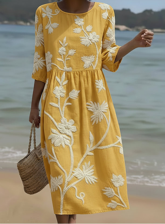 Laura™ | Vestido Floral Elegante