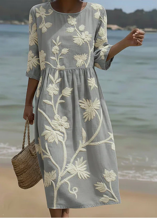 Ashley - Elegant Floral Dress