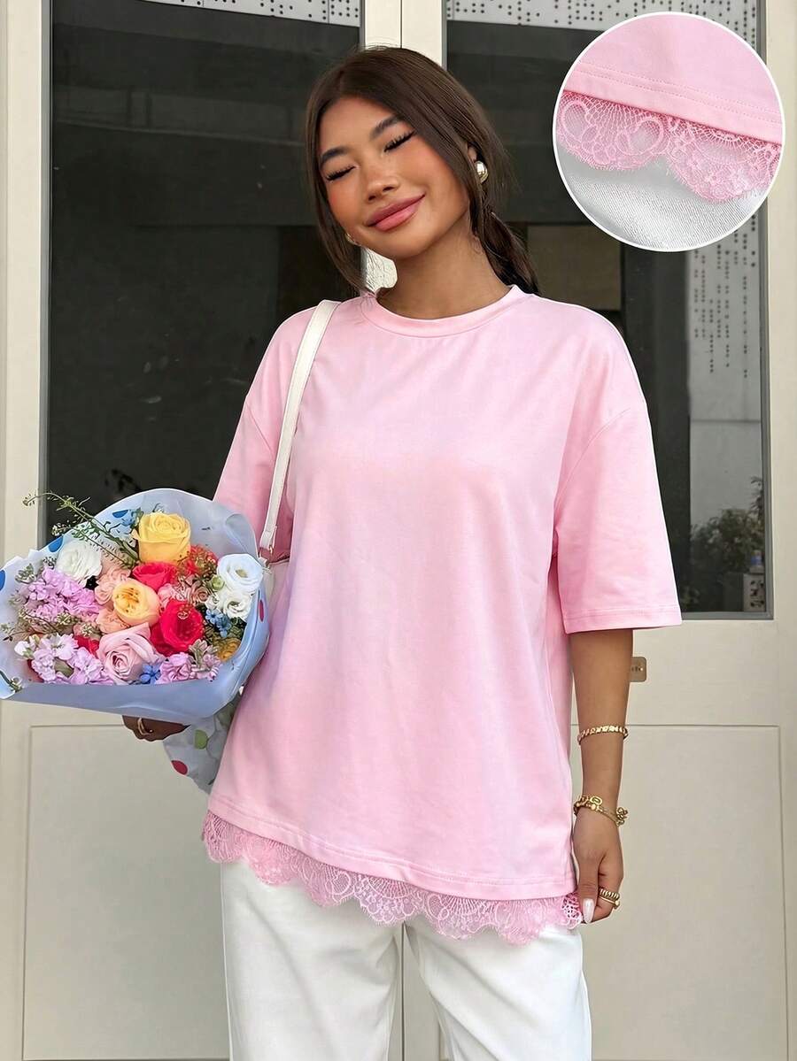 The Asymmetric Lace Top