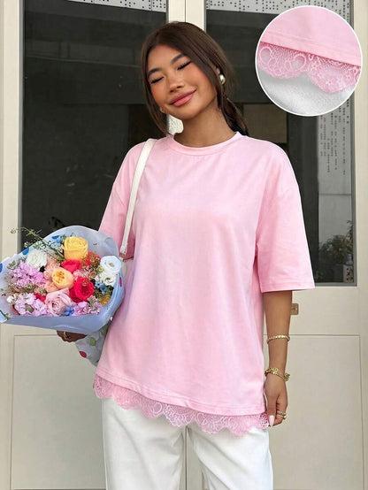 The Asymmetric Lace Top