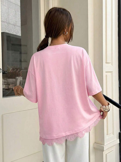 The Asymmetric Lace Top