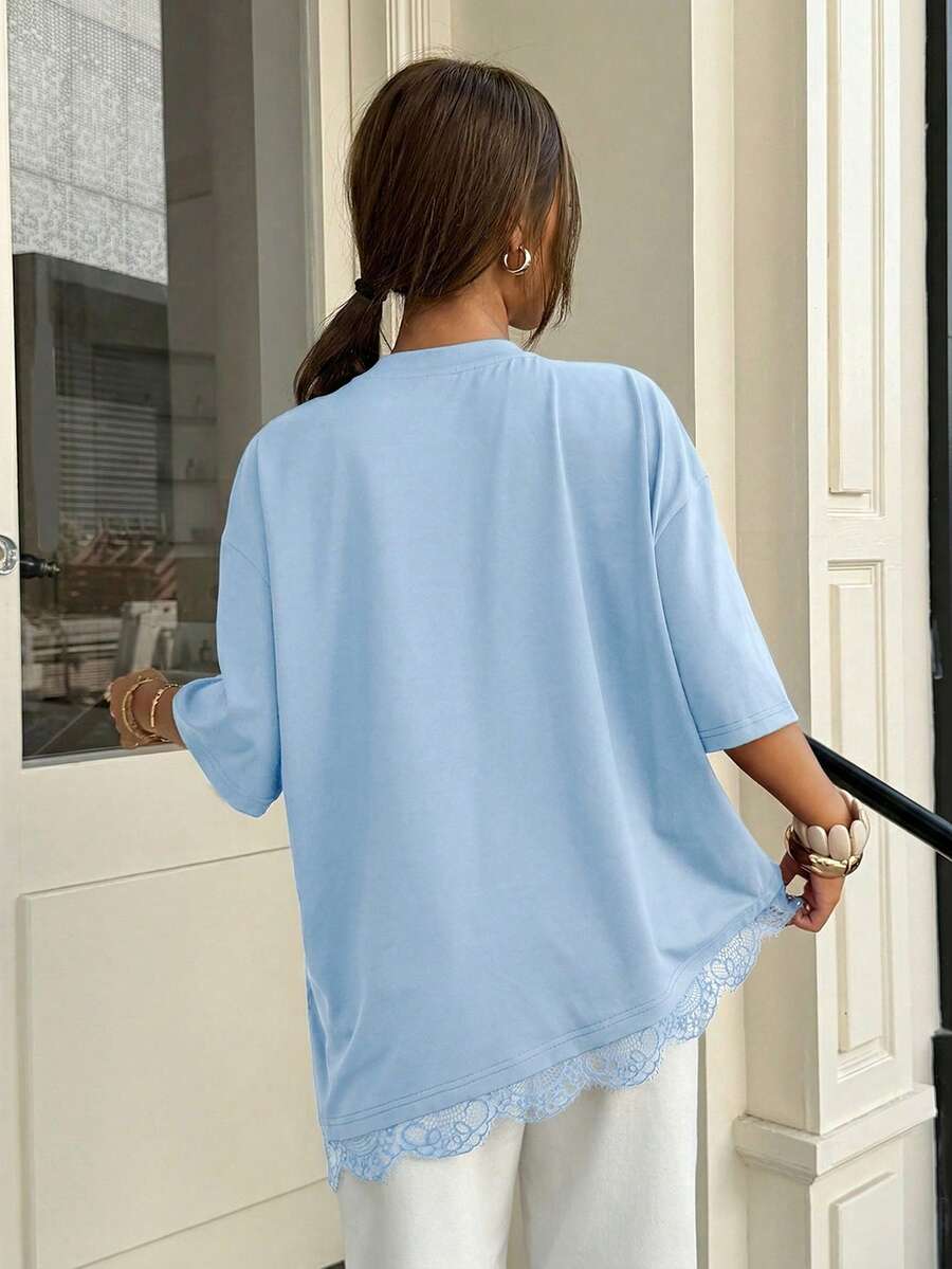 The Asymmetric Lace Top
