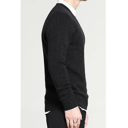 Casual V-Neck Sweater for Men's