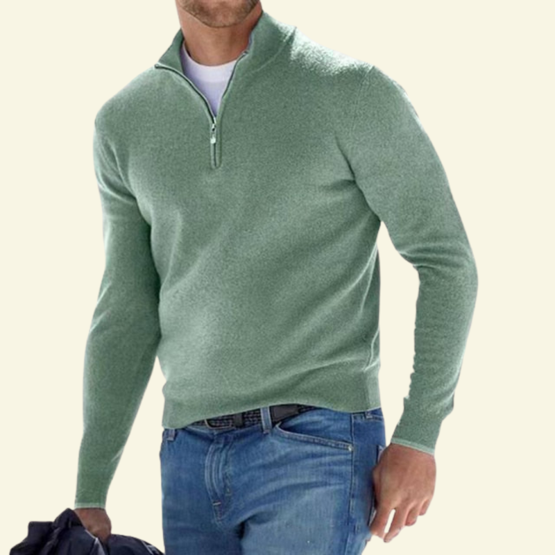 Marceau – Herrenpullover aus Wollmischung mit Klassischem Schnitt