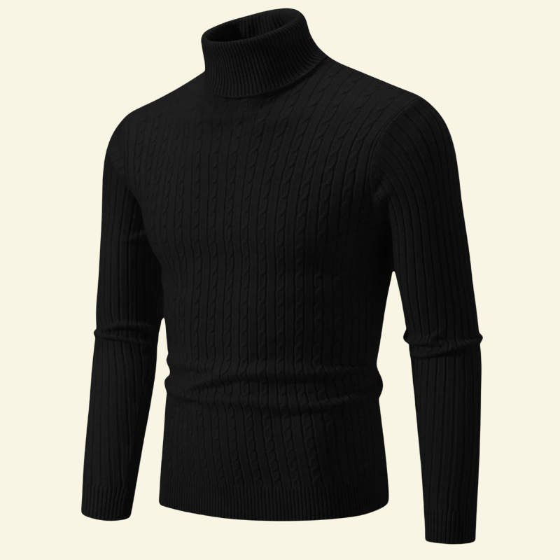 Sylvain – Grob Gestrickter Rollkragenpullover für Herren