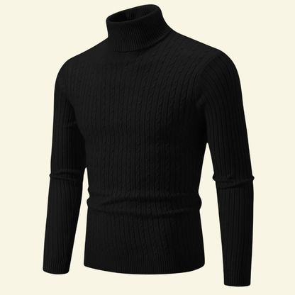 Sylvain – Grob Gestrickter Rollkragenpullover für Herren