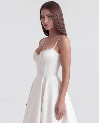Belle - Robe midi avec couches de tulle et poches secrètes