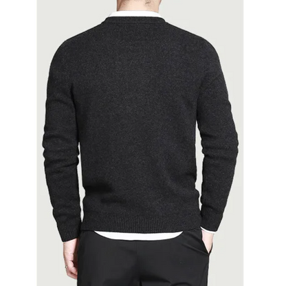Casual V-Neck Sweater for Men's