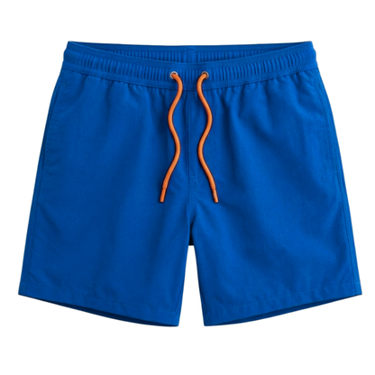 Maillot de Bain à Séchage Rapide pour Hommes avec Poches Zippées et Doublure en Filet