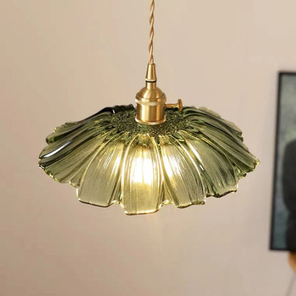 Cullivan Flower Hanglamp Glas Metaal Rood E27 Eettafel Verlichting Vintage Bloem Lamp Hal Sfeerverlichting | Restfield
