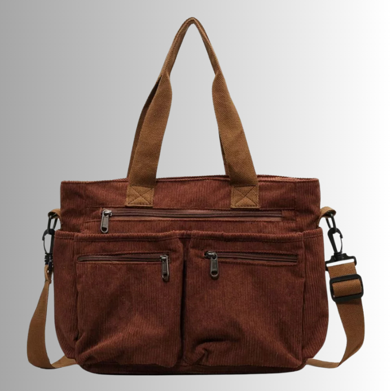 Urban Cord Tote | Schultertasche