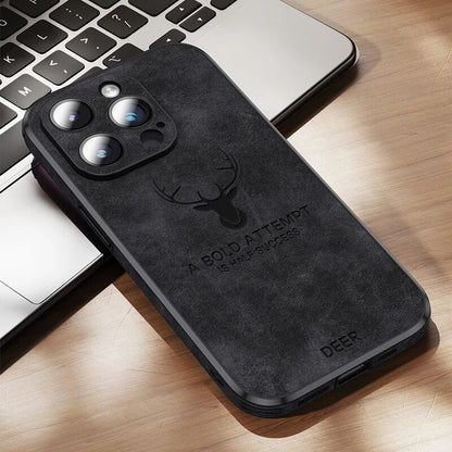 Lyxigt iPhone-fodral i hjortskinn - Veltro