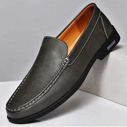 Italienische Slipper aus echtem Leder – Emilio