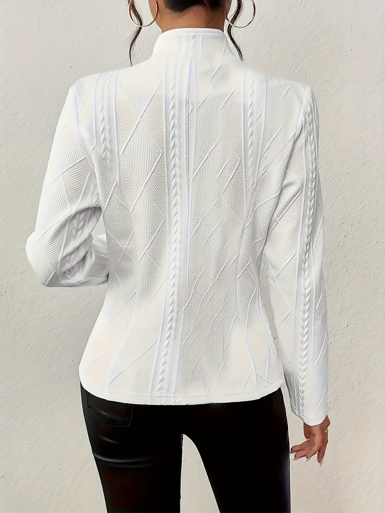 Trim - Textured Fitted Blazer