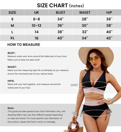 Silvessa™ | High Waist Bikini Set mit formender Passform